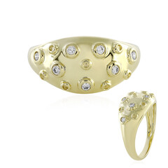 Anillo en oro con Diamante limpio a lupa F (LUCENT DIAMONDS)