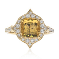 Anillo en oro con Topacio imperial AAA (CIRARI)