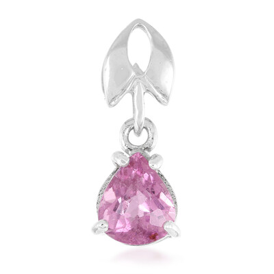 Colgante en plata con Turmalina cuprífera rosa
