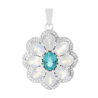 Colgante en plata con Apatita azul