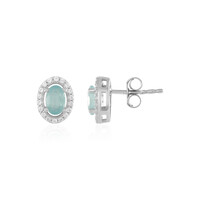 Pendientes en plata con Grandidierita