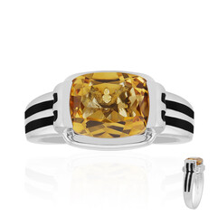 Anillo en plata con Citrino (Remy Rotenier)