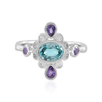 Anillo en plata con Zircón de Ratanak Kirí (Adela Silber)