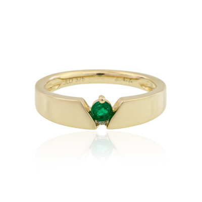 Anillo en oro con Esmeralda Colombiana de Muzo (de Melo)
