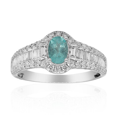 Anillo en oro con Turmalina Paraíba (CIRARI)