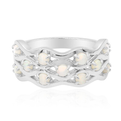 Anillo en plata con Ópalo de Australia