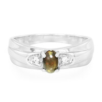 Anillo de hombre en plata con Ópalo de Mezezo