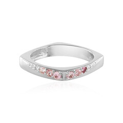Anillo en plata con Turmalina rosa de Nigeria (de Melo)