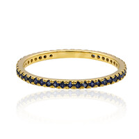 Anillo en oro con Zafiro azul (Adela Gold)