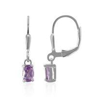 Pendientes en plata con Amatista