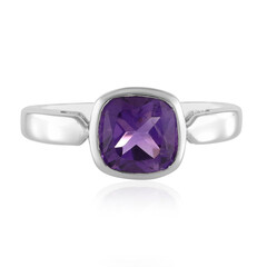 Anillo en plata con Amatista de Siberia