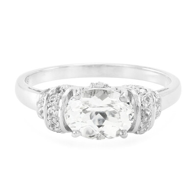 Anillo en plata con Berilo del Himalaya
