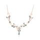 Collar en plata con Topacio azul cielo
