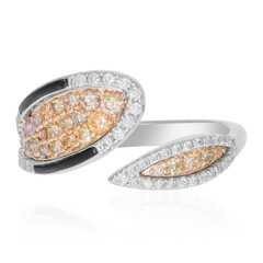 Anillo en oro con Diamante fancy SI2 (CIRARI)