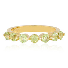 Anillo en plata con Peridoto