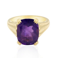 Anillo en plata con Amatista de Zambia