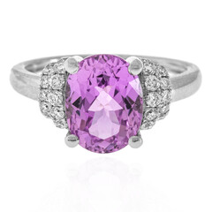 Anillo en platino con Cuncita de Brasil