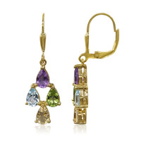 Pendientes en plata con Amatista