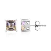 Pendientes en plata con Ametrino
