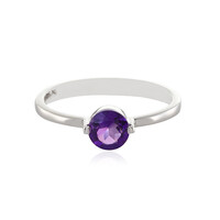 Anillo en plata con Amatista