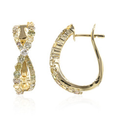 Pendientes en oro con Diamante fancy SI2 (CIRARI)
