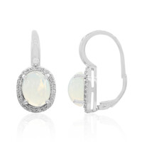 Pendientes en plata con Ópalo de Welo