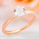 Anillo en plata con Topacio blanco