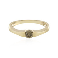 Anillo en oro con Diamante chocolate I1