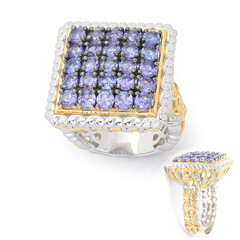 Anillo en plata con Tanzanita (Gems en Vogue)