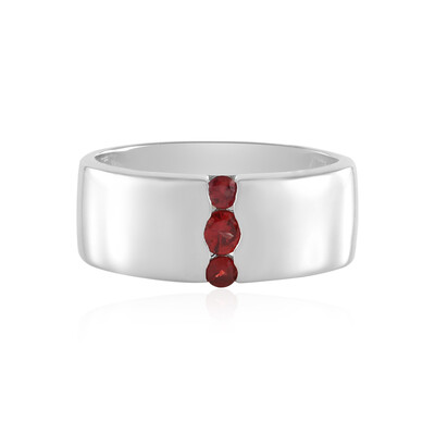 Anillo en plata con Rubí de Tanzania (de Melo)