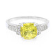 Anillo en plata con Apatita amarilla