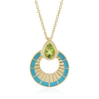 Collar en plata con Peridoto