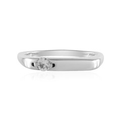 Anillo en plata con Zafiro blanco