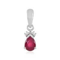 Colgante en plata con Rubí de Madagascar