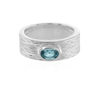 Anillo en plata con Zircón de Ratanak Kirí