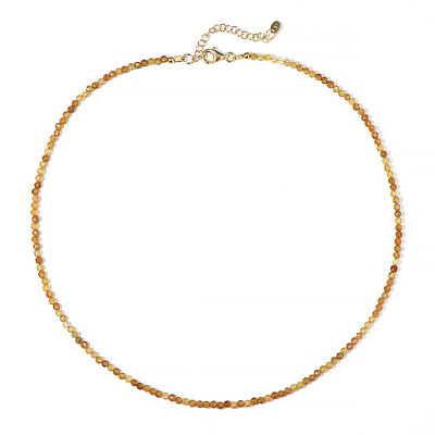 Collar en plata con Turmalina amarilla