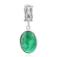 Colgante en plata con Ágata verde (Nan Collection)