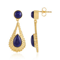 Pendientes en latón con Lapislázuli (Juwelo Style)