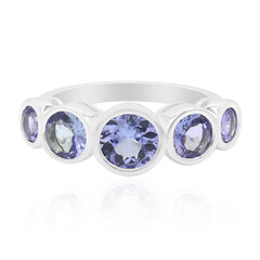Anillo en plata con Tanzanita sin calentar