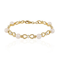 Brazalete en plata con Perla Freshwater