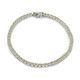 Brazalete en plata con Quarzo limón