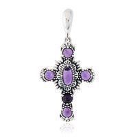 Colgante en plata con Amatista de Zambia (Desert Chic)