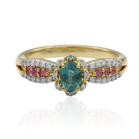 Anillo en oro con Grandidierita (AMAYANI)