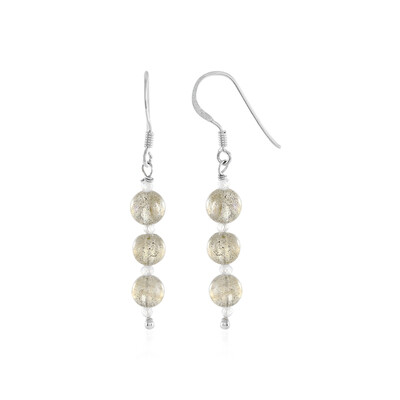 Pendientes en plata con Labradorita