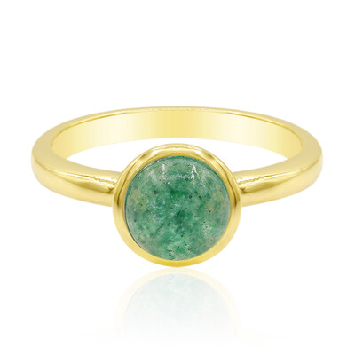 Anillo en plata con Aventurina