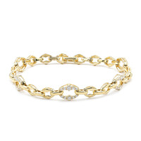 Brazalete en oro con Diamante I1 (H)  (CIRARI)