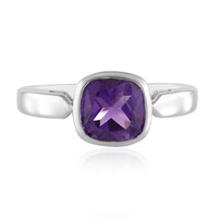 Anillo en plata con Amatista de Siberia