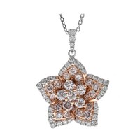 Collar en oro con Diamante rosa I1 (CIRARI)