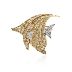 Anillo en oro con Diamante fancy SI2 (CIRARI)