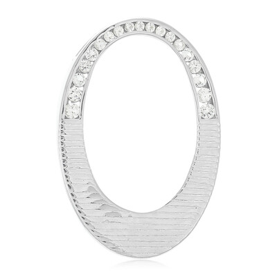 Colgante en plata con Topacio blanco (MONOSONO COLLECTION)